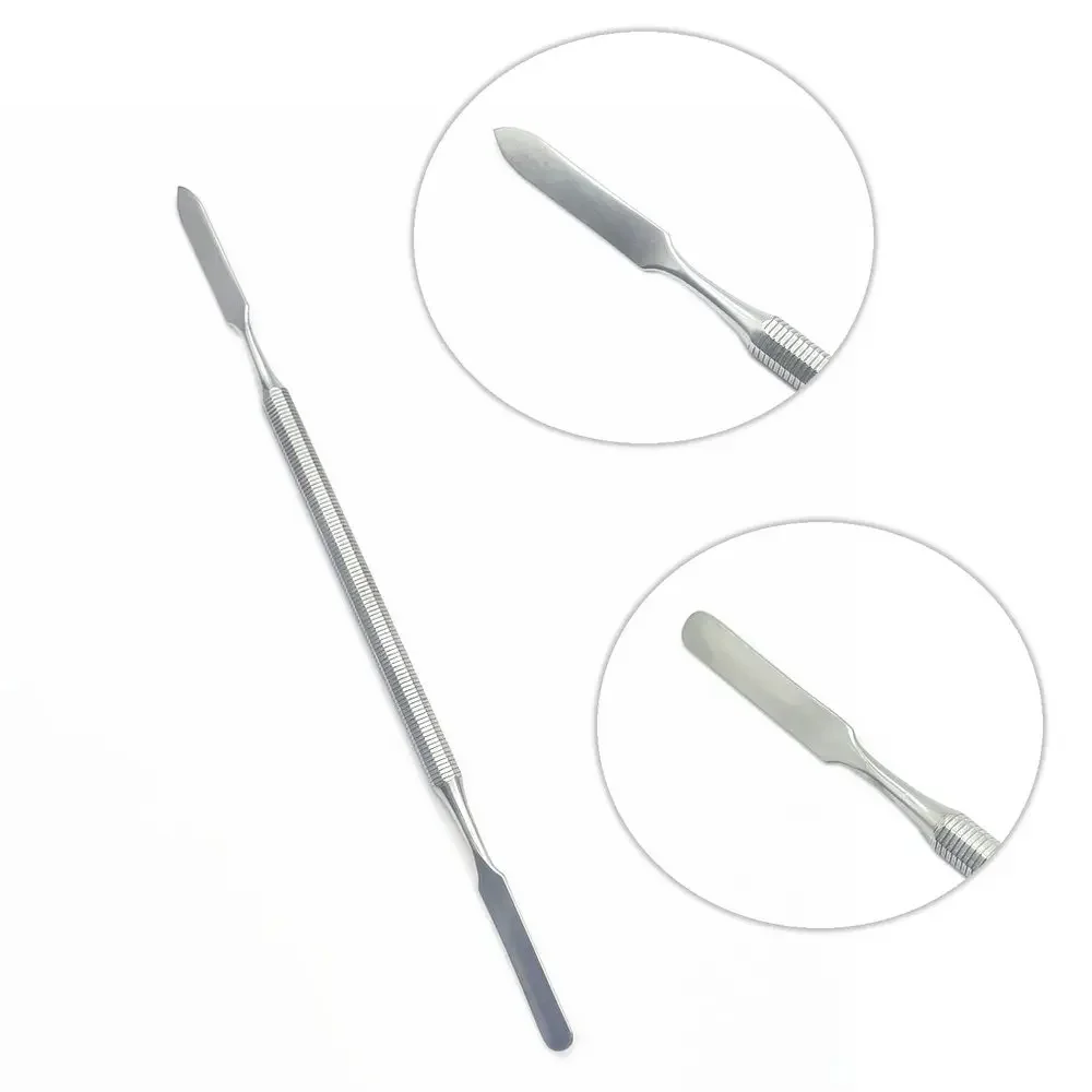 Narzędzie szpatułka do mieszania ze stali nierdzewnej szpatułka pręt dentystyczny do paznokci podkład do makijażu cienie do powiek pałeczka do mieszania narzędzia kolorowe