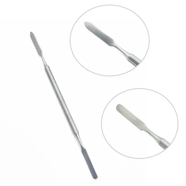 Narzędzie szpatułka do mieszania ze stali nierdzewnej szpatułka pręt dentystyczny do paznokci podkład do makijażu cienie do powiek pałeczka do mieszania narzędzia kolorowe