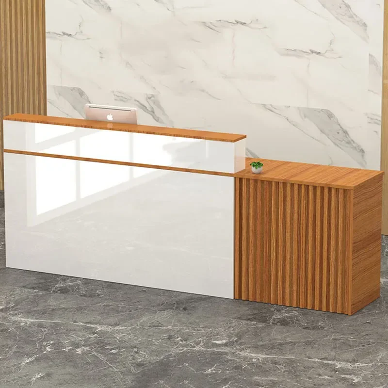 

White Church Pulpit Front Desk Lectern Modern Office Pulpitos Standing Office Shop Counter Bar Register Meuble Caisse Furniture