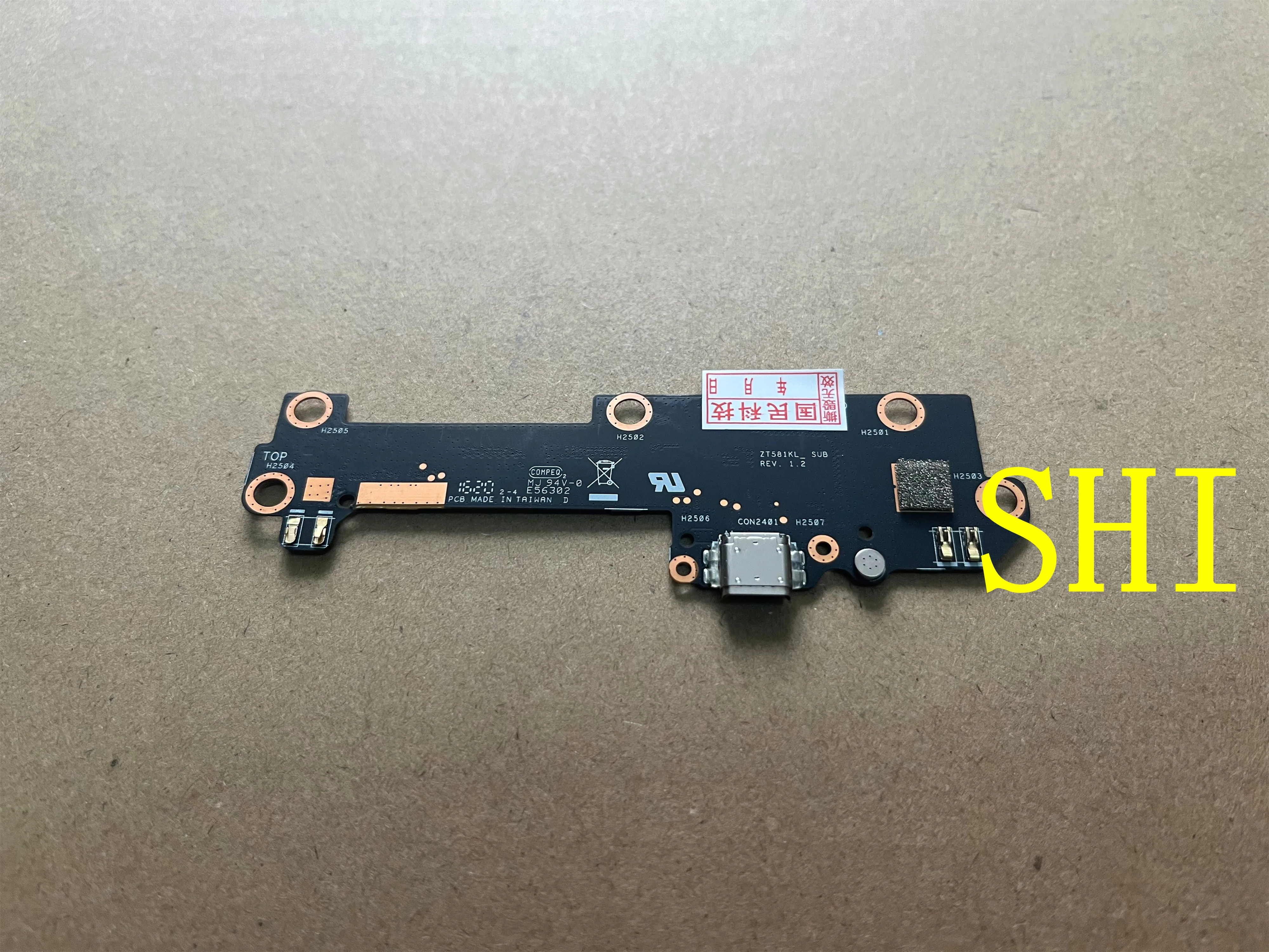 

ZT581KL Used FOR ASUS ZT581KL _SUB REV.1.2 P008 TYPE-C CHARGING BOARD free shipping