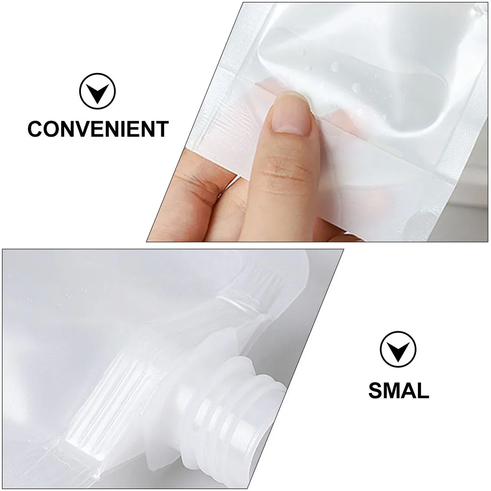 1 セットローションディスペンシングバッグ空のシャンプーバッグエッセンスローションハンドソープ用の新鮮で快適な外観ポータブルバッグ