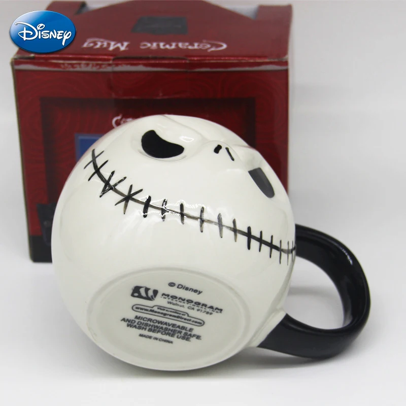 Disney The Nightmare Before Christmas Ceramic Mugs Cartoon Figure Jack Skellington Men Women Creative Coffee Mugs Kids Water Cup