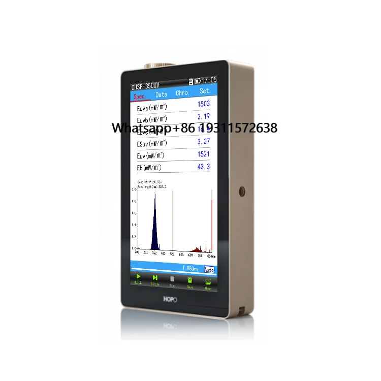 

OHSP350UV New Product Portable UV Spectrometer 230-850nm CCD Spectroradiometer