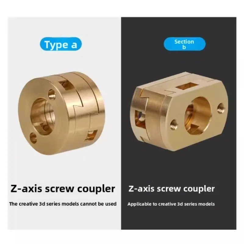

Муфта-соединитель 18 мм для 3D-принтеров Creality CR10 S4 S5 CR10S PRO Ender3 Pro V2 3S, муфта-соединитель для оси Z 16 мм под винт T8