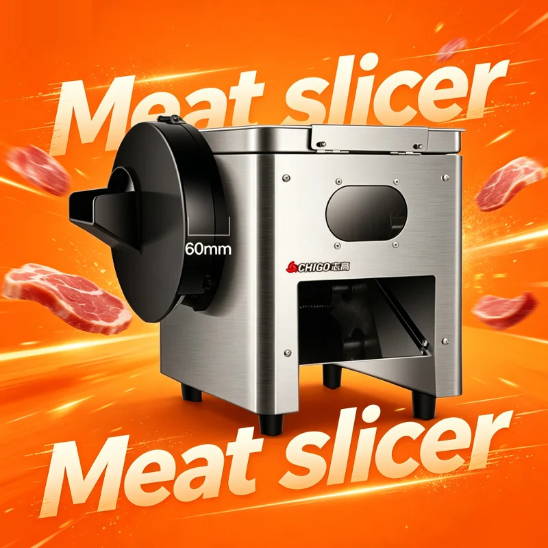 Commercial New 220V Automatic Stainless Steel Blade Meat Dicer for Chicken Fish Cube Cutting Kitchen Use