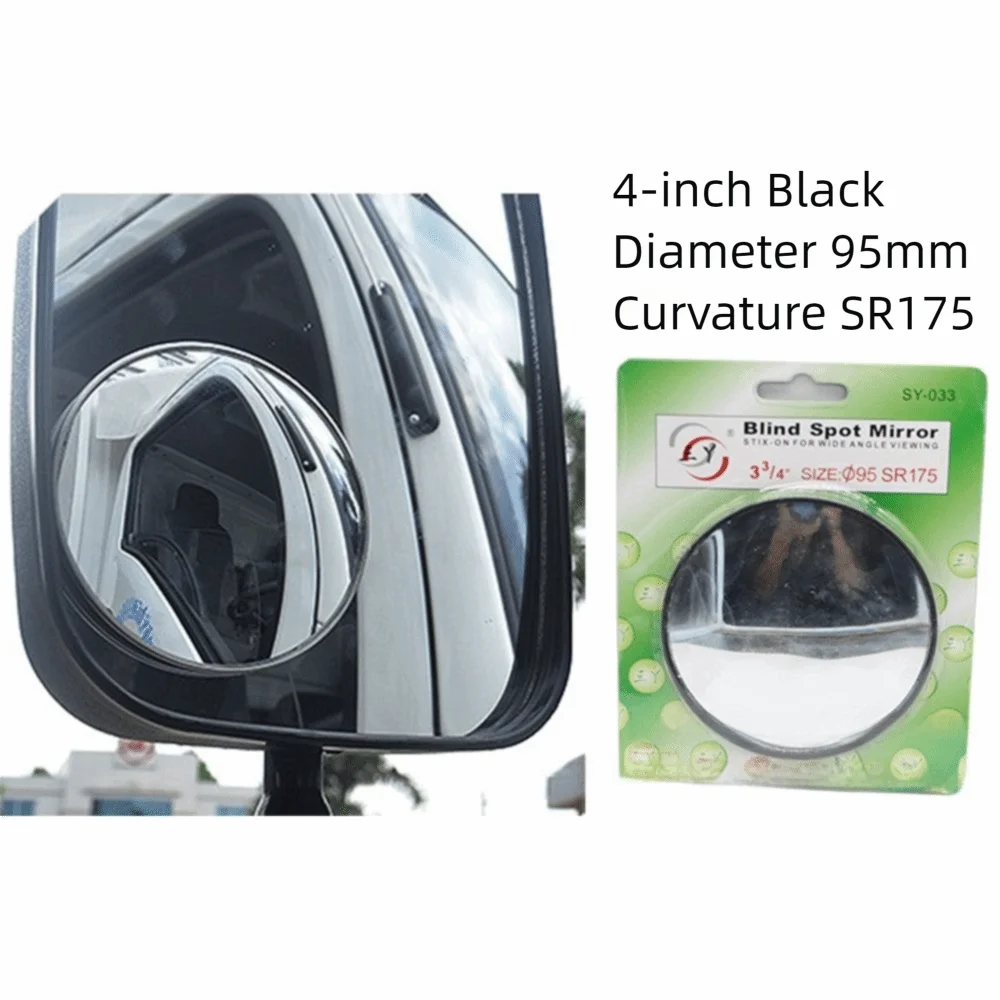 Portable 75/90mm Truck Bus Round Blind Spot Mirror HD Convex Wide Angle Rear View Mirror Car Side Mirrors Auto Accessories