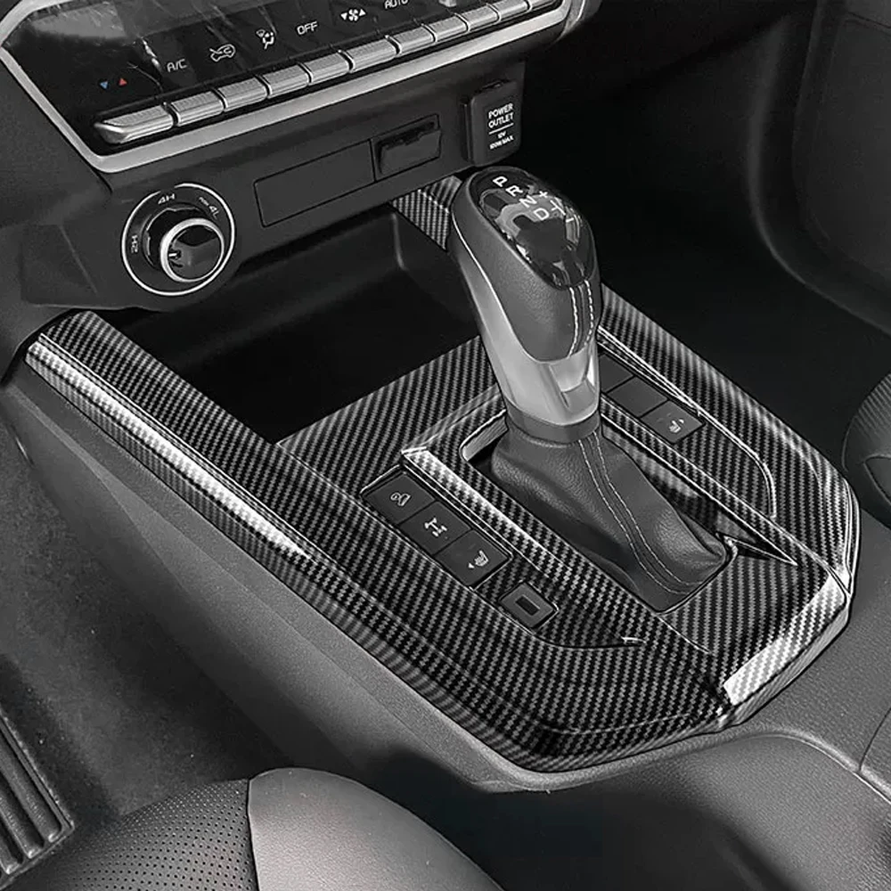 Schalthebelabdeckung für Isuzu D-Max Dmax 2021 2022 2023 2024 LHD Mittelkonsolen-Zierleiste Dekorationsaufkleber Zubehör – Detail 4
