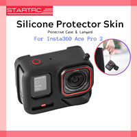 STARTRC For Insta360 Ace Pro 2 Silicone Protective Case Camera Skin Protector Cover Lanyard For Insta 360 ACE PRO 2 Accessories