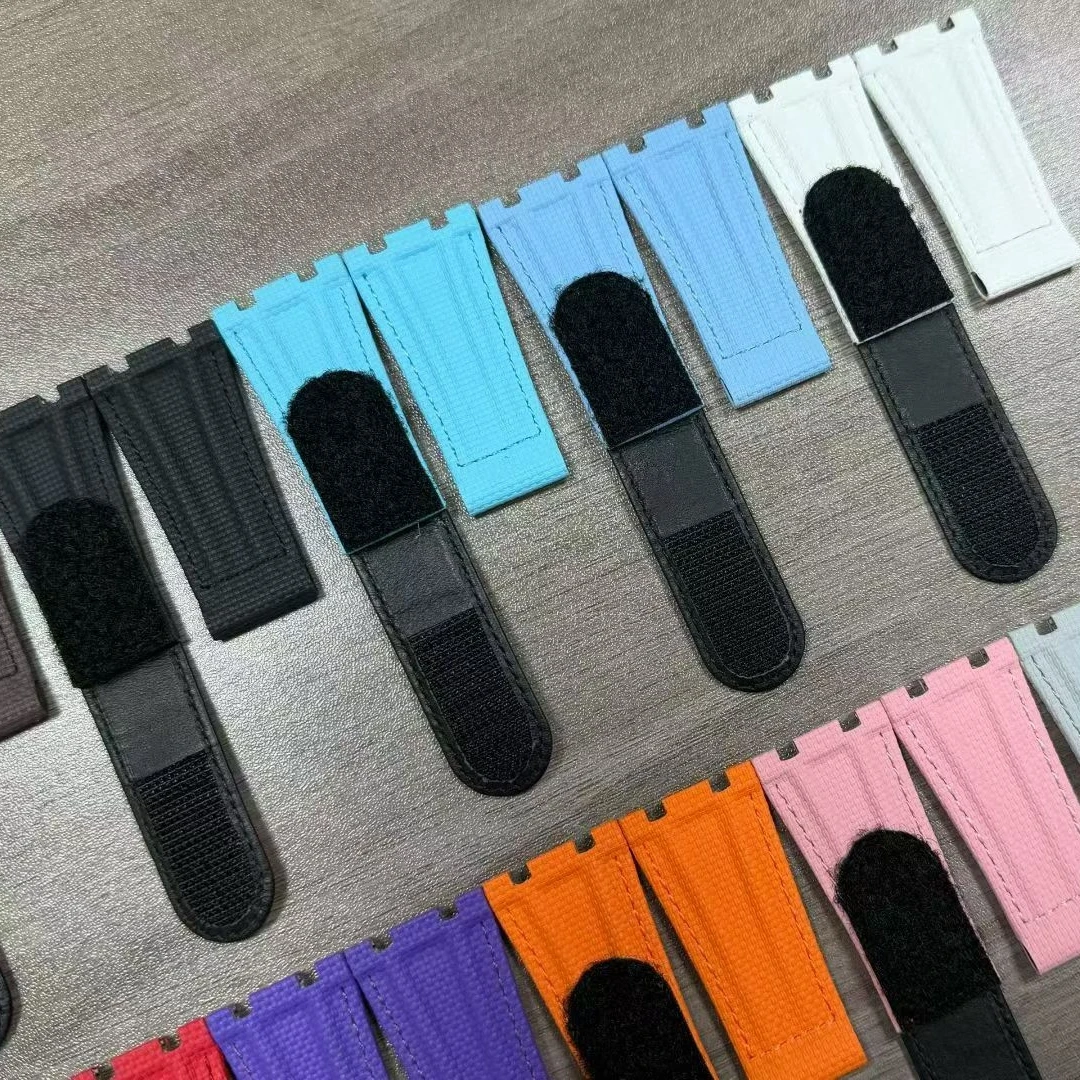 FKM Rubber Hook And Loop Fastener Watch Strap For Audemars Piguet 15400/15500/15510/15202/26240\26331/26320/26239Band