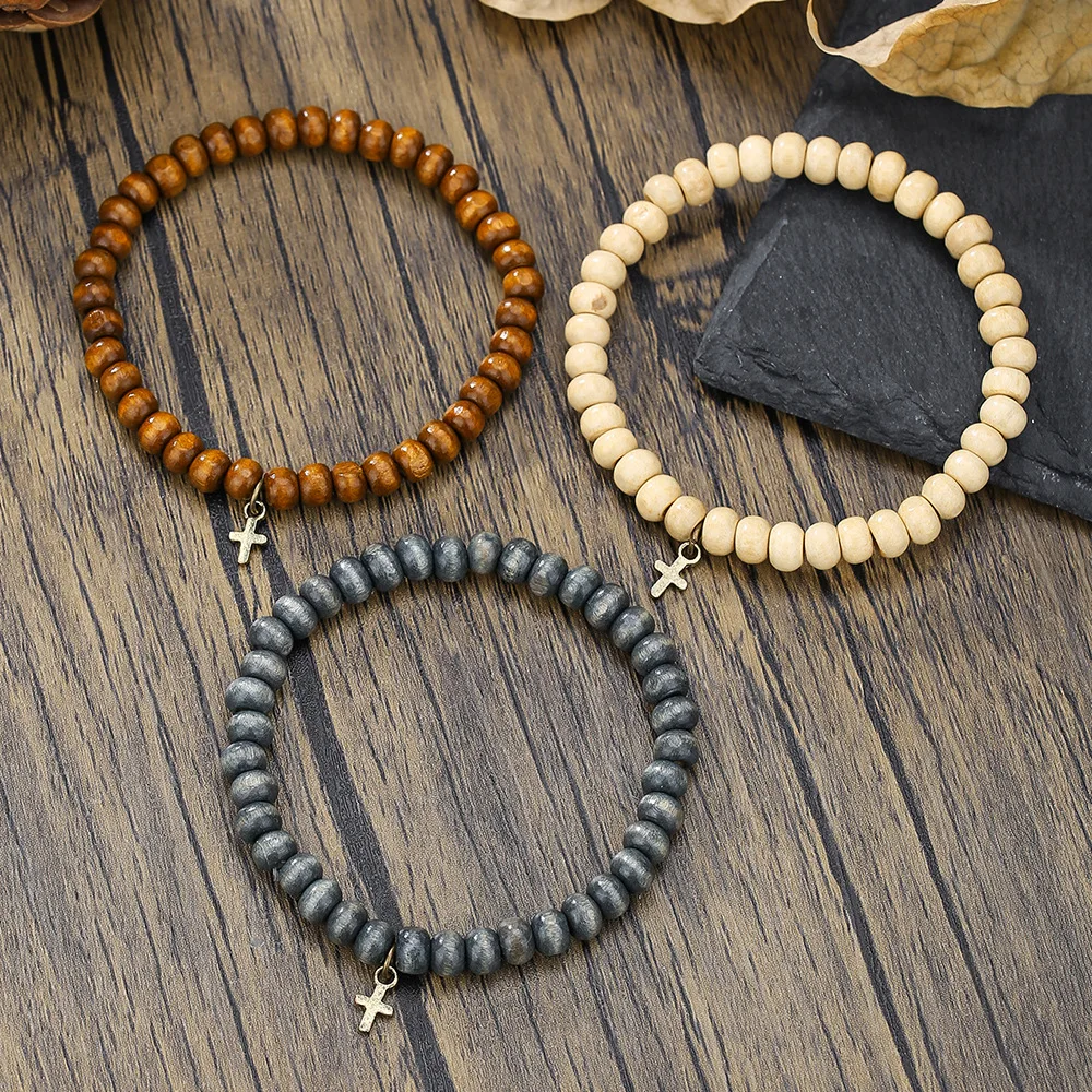 Wood Beaded Bracelet for Men,  - Fashion Ethnic Wear For Men review and price