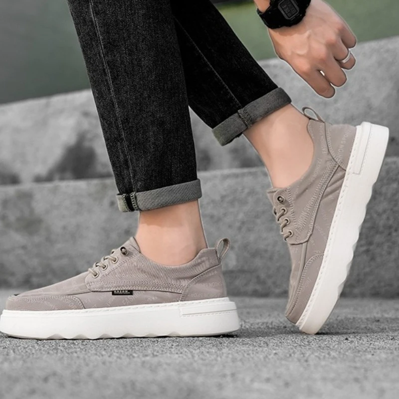 

Мужские повседневные туфли на плоской низкой подошве, цельный дизайн, легкие, с мягкой подошвой, разноцветные, дышащие, модные, для ходьбы