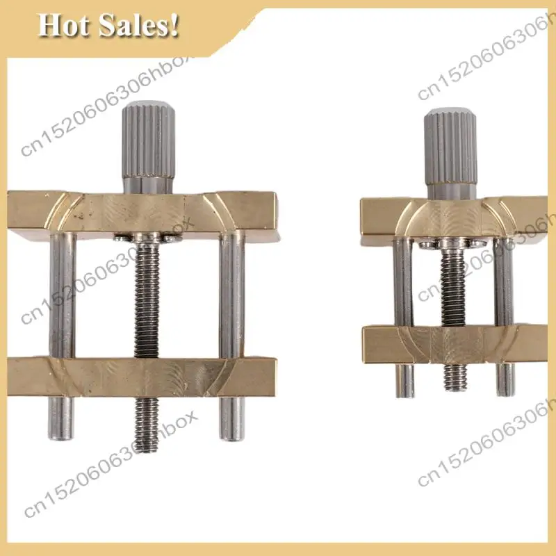 

-HOPE 2Pcs Brass Watch Movement Holder Fixed Base Multi Function For Watchmaker Watch Clamp Watches Repair Tools