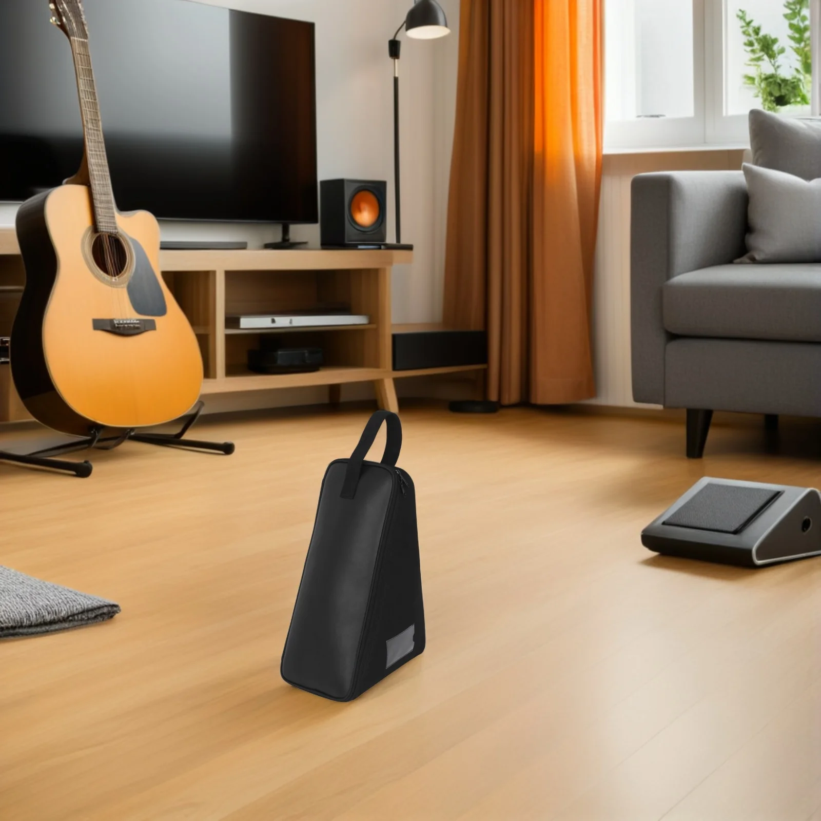 

Drum Pedal Carry Bag Single Black PU Padded Case for Drum Hardware Transport Storage Waterproof Protection Cover