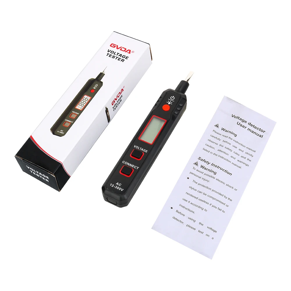 GVDA GD110A rilevatore di tensione senza contatto penna elettrica Tester di tensione ca Smart Breakpoint Finder 12-300V strumenti per elettricisti