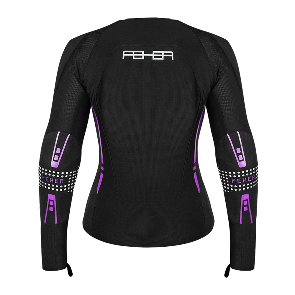 NVIU Motorcycle Cycling Soft Armor For Women Summer Anti-fall Reflective Breathable Motorcycle Armor Racing Protection Armor