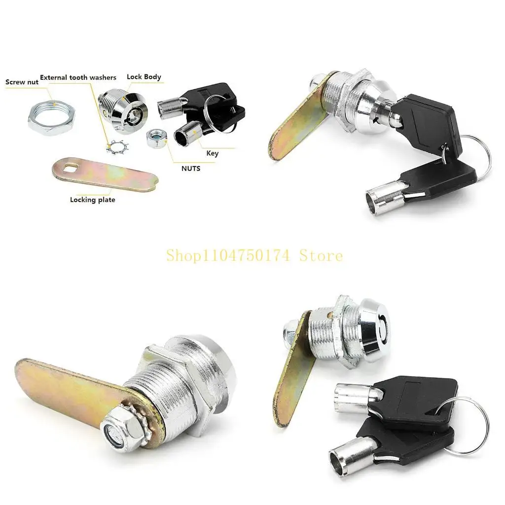 

Трубчатый замок для ящика, дверной почтовый ящик, шкаф, шкаф с 2 ключами, 20 мм, лидер продаж