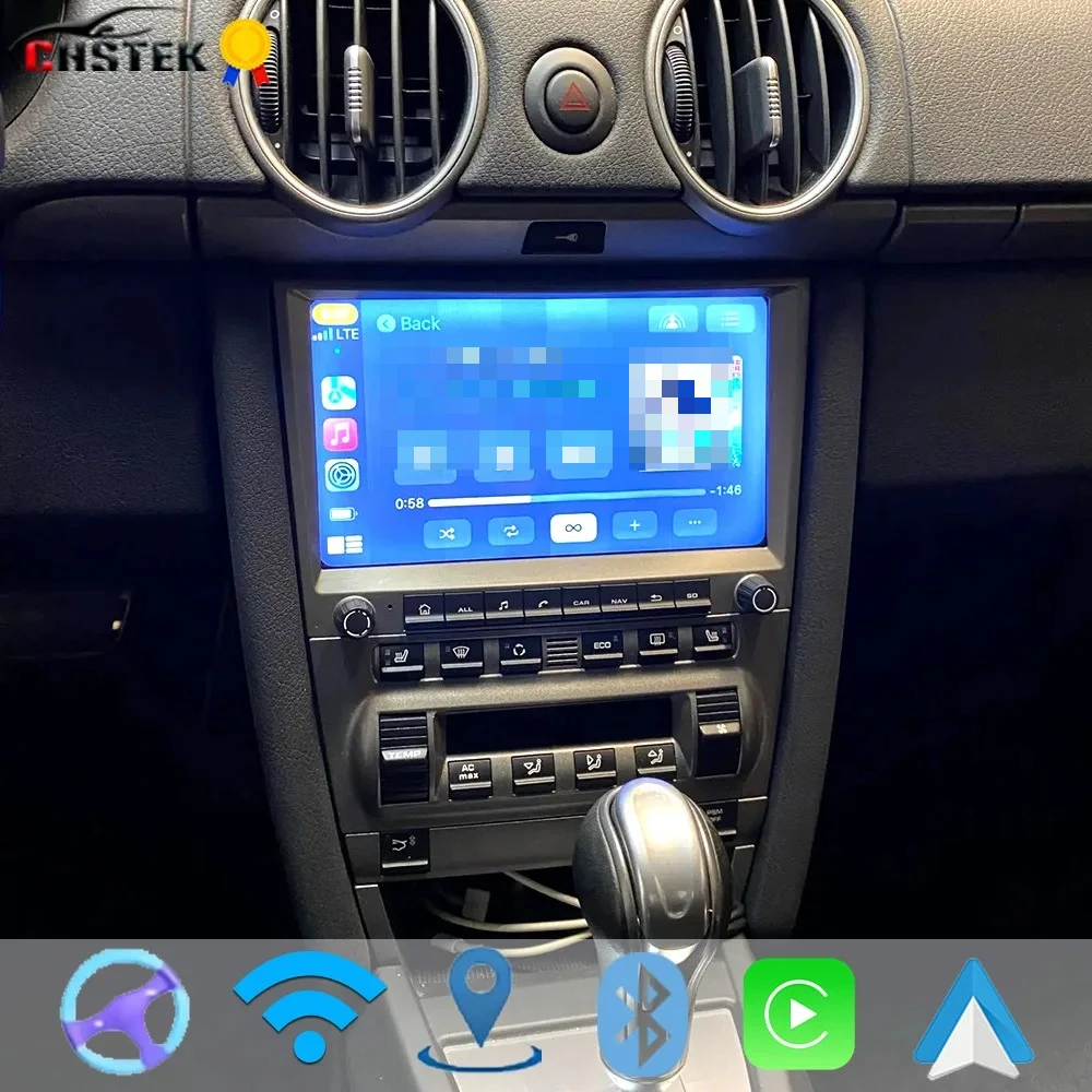 

CHSTEK Android 13 Car Radio For Porsche 911 997 987 Cayman Boxster Multimedia Carplay Player GPS Navigation WIFI 4G FM Autoradio