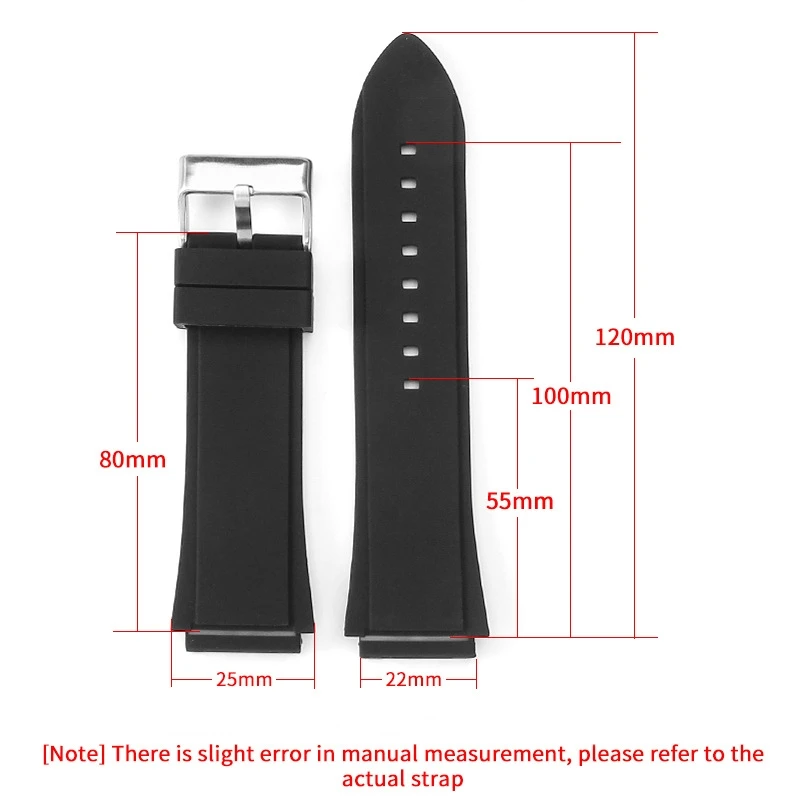 For Guess W0247G3 W1058G2 W0040G3 Watch Strap Blue Bracelet Silicone Rubber Watchband 22mm X 25mm Wristband With Tool