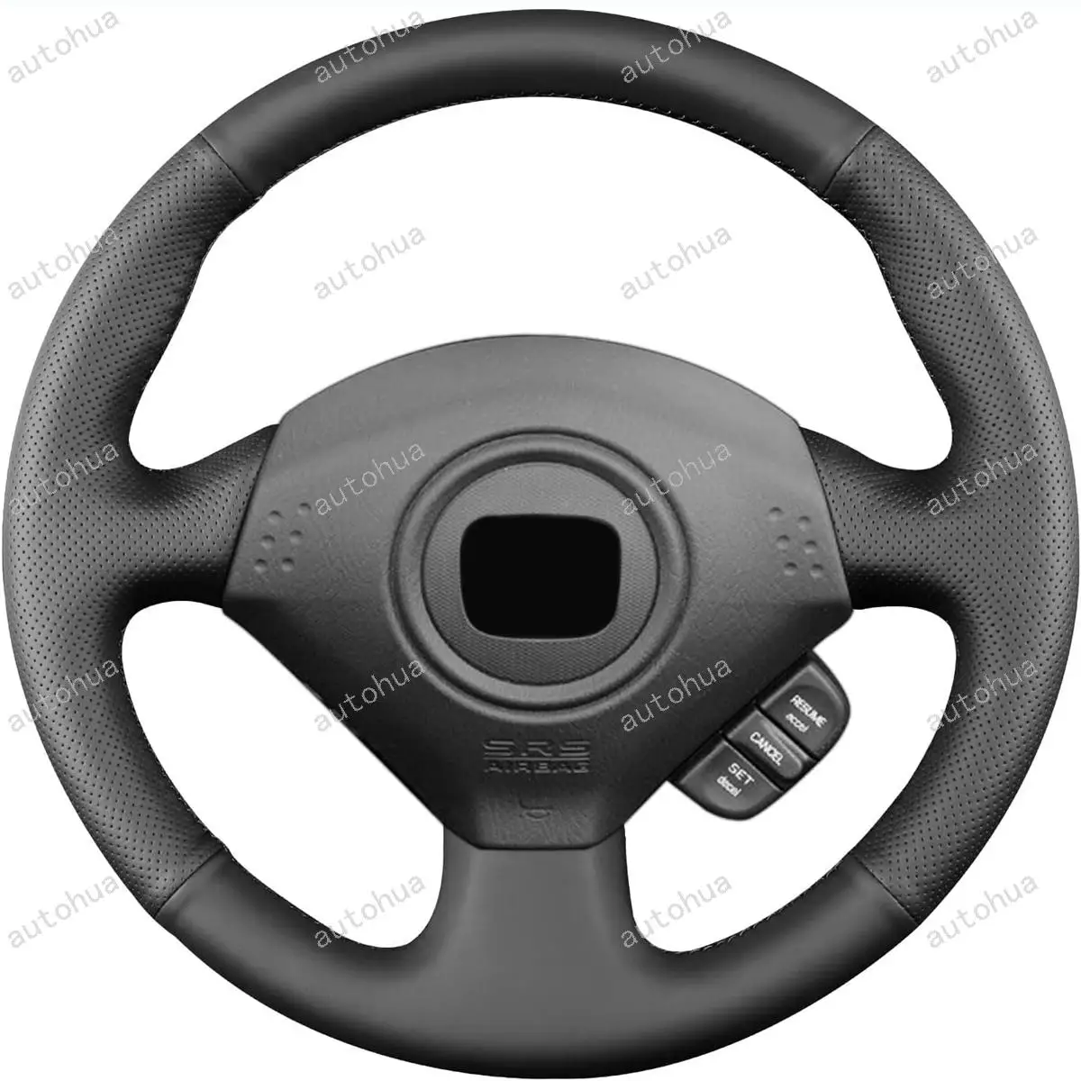 

Сшитый вручную чехол на руль для Honda 2000 S2000/2000, нескользящая дышащая кожа из микрофибры, салон автомобиля «сделай сам»