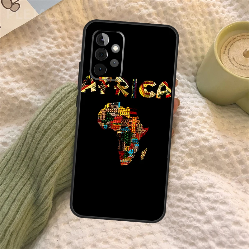 خريطة أفريقيا Geogra حافظة لهاتف سامسونج جالاكسي A16 A33 A36 A56 A26 A15 A55 A53 A35 A22 A32 A52 A54 A34 A14 A05 A06 #4