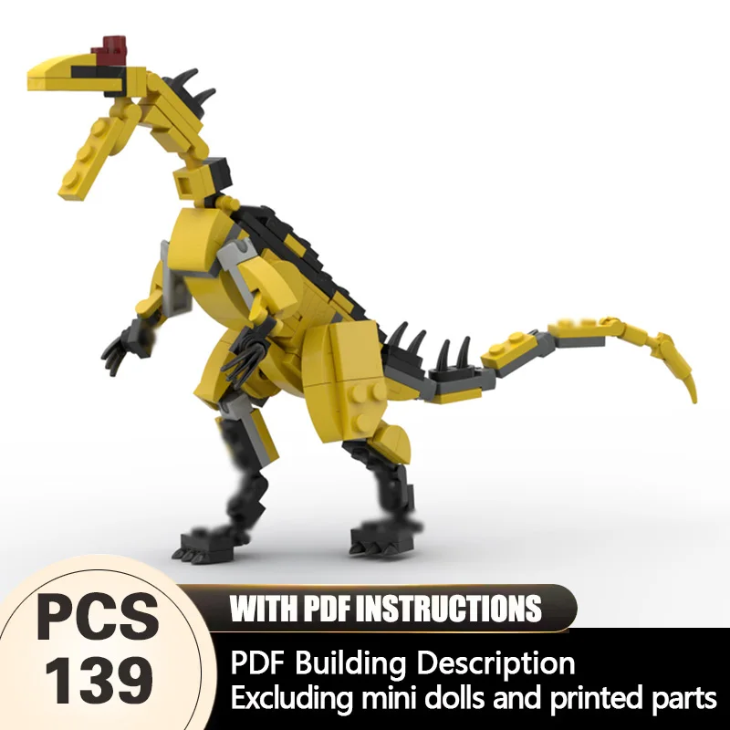 

Creators Animal Series Model MOC Building Bricks Cryolophosaurus Modular Technology Gifts Holiday Assemble Children Toys Suit