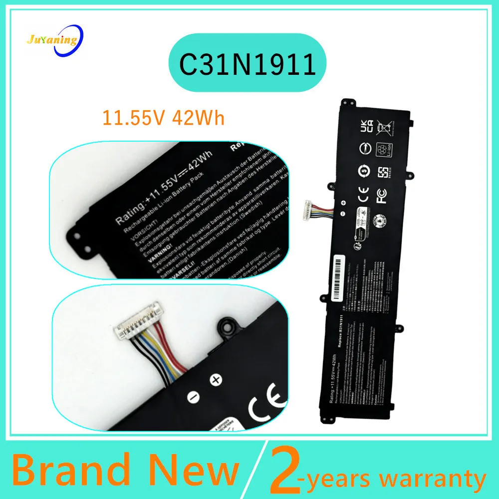 C31N1911 Laptop Battery for ASUS VivoBook 14 R438IA S413 S413DA S433 S433EA X413 X413EA X421 X421DA Flip 14 TP420 TM420 TP470E