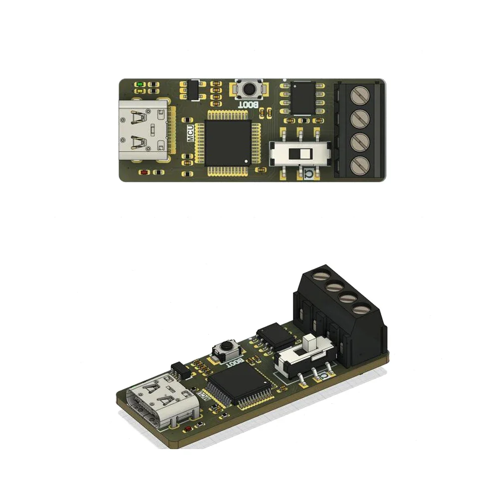 TYPE-C USB To CAN PRO CANable Conversion PCAN USBCAN Bus Debugger Adapter Analyzer Python SLCAN Candlelight Firmware Burning