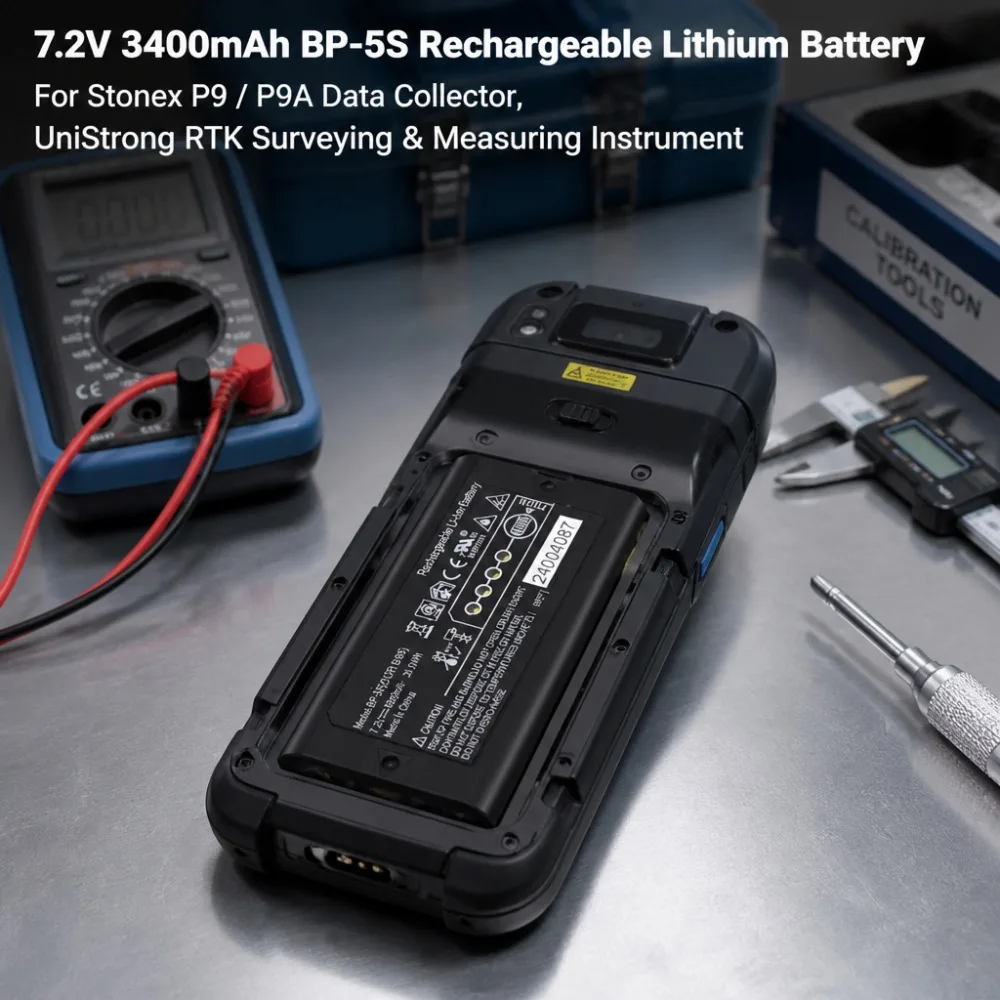 BP-5 S7.2V 3400mAh Rechargeable LithiumReplacement Battery Pack for Stonex P9 P9A UniStrong RTK GNSS Survey Measuring Instrument
