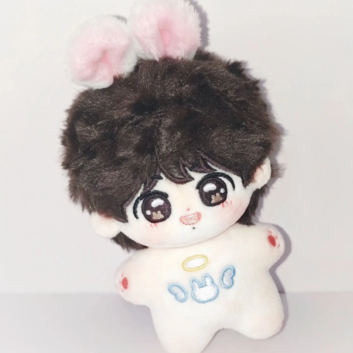 In stock 10cm Jung Kook Plush Cotton Doll Soft Character Plushie Pendant Keychain Kawaii Jungkookie Cotton Doll Fans Made Gift