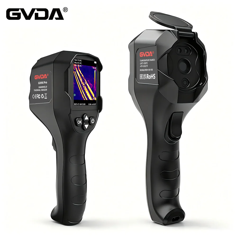 GVDA Thermal Thermography Camera Handheld Thermal Imager Infrared Temperature Floor Circuit Inspection Thermal Imaging Camera