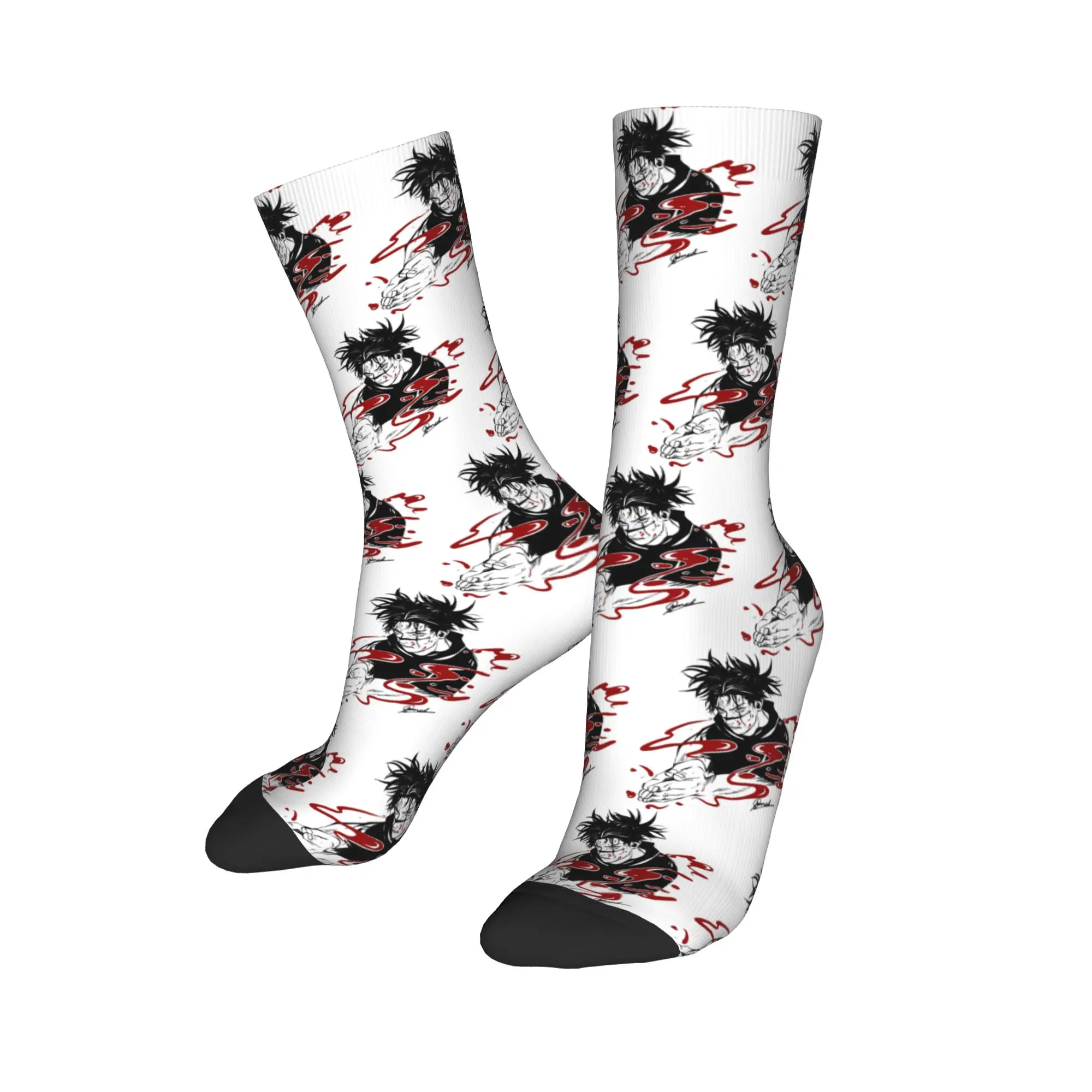 

Autumn Winter Crazy Design Women Men Choso Socks JJK Kaisens Anime Breathable Skateboard Socks