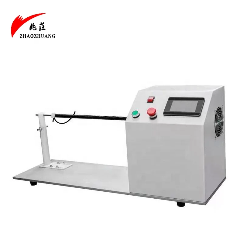 XC-2055 Semi Automatic Phone Cord Telephone Cable Spiral Wrapping Machine