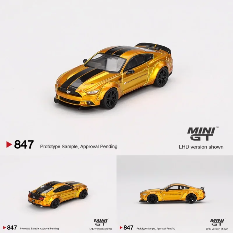 

TSM Minigt Diecast 1/64 Scale Ford in a miniature alloy Ford Mustang Brill