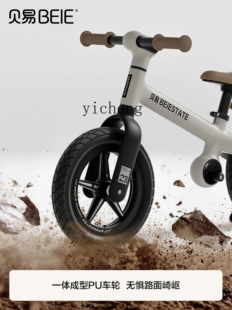 Tqh Artist Loopfiets (voor kinderen) 1-6 jaar oud Glijdende baby- en loopstoeltje 2 jaar oude kinderen met de slag