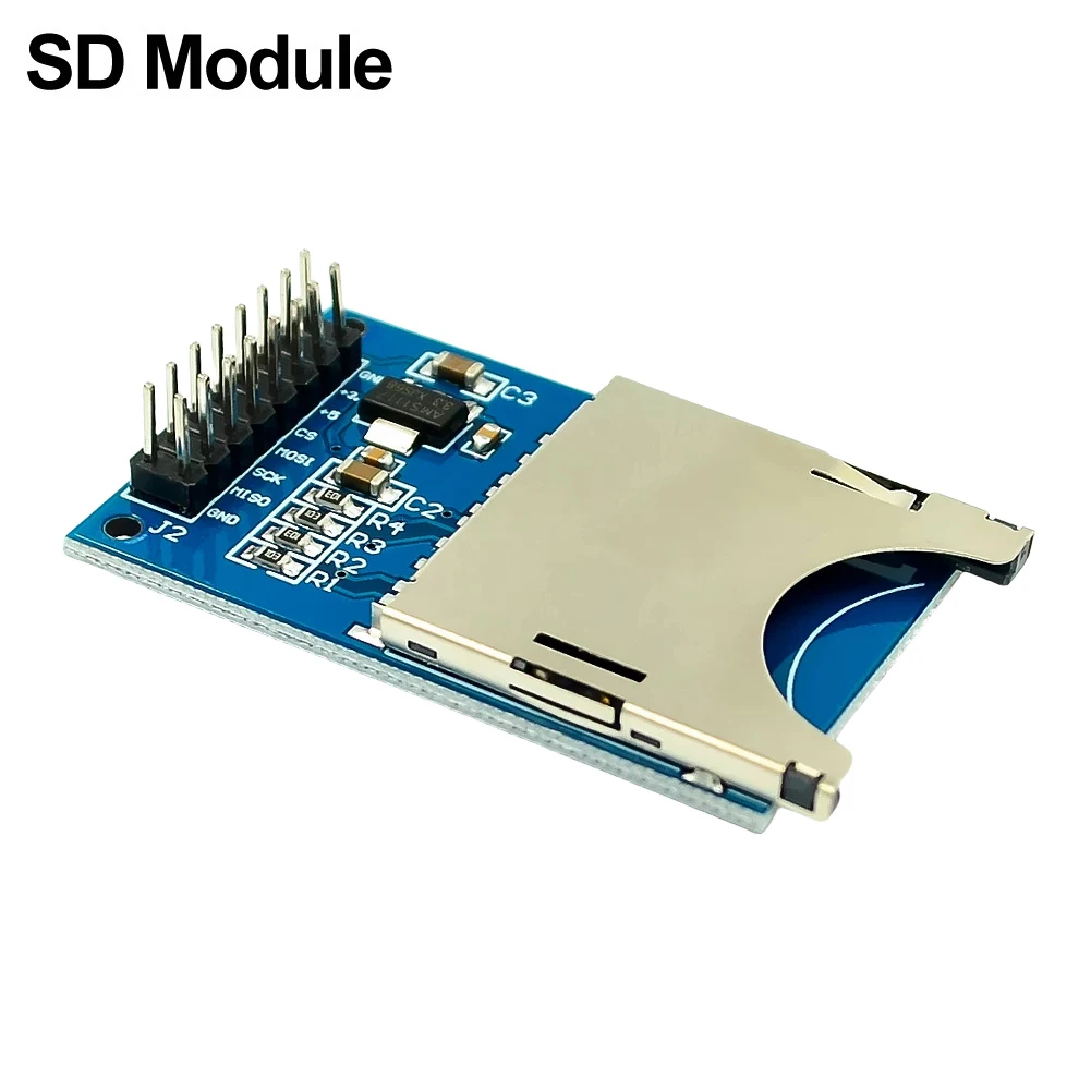 Micro SD Module SPI Storage Expansion Board 5V 3.3V Memory Shield Module 6 Pins Mini TF Card Module for Arduino DIY Kit