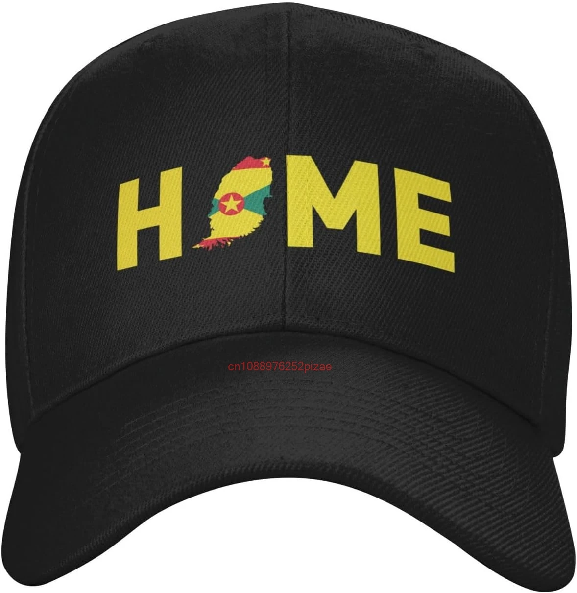 

Grenada Map is Home Grenadian Classic Hat Fashion Casquette Golf Dad Hats Adjustable Baseball Cap Men Women