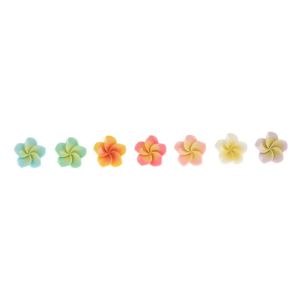 Cubicle Accessories Resin Colorful Flower Push Pins Flower 2.1*2.0cm Flower Push Pins Thumb Tacks For for Home Office Supplies