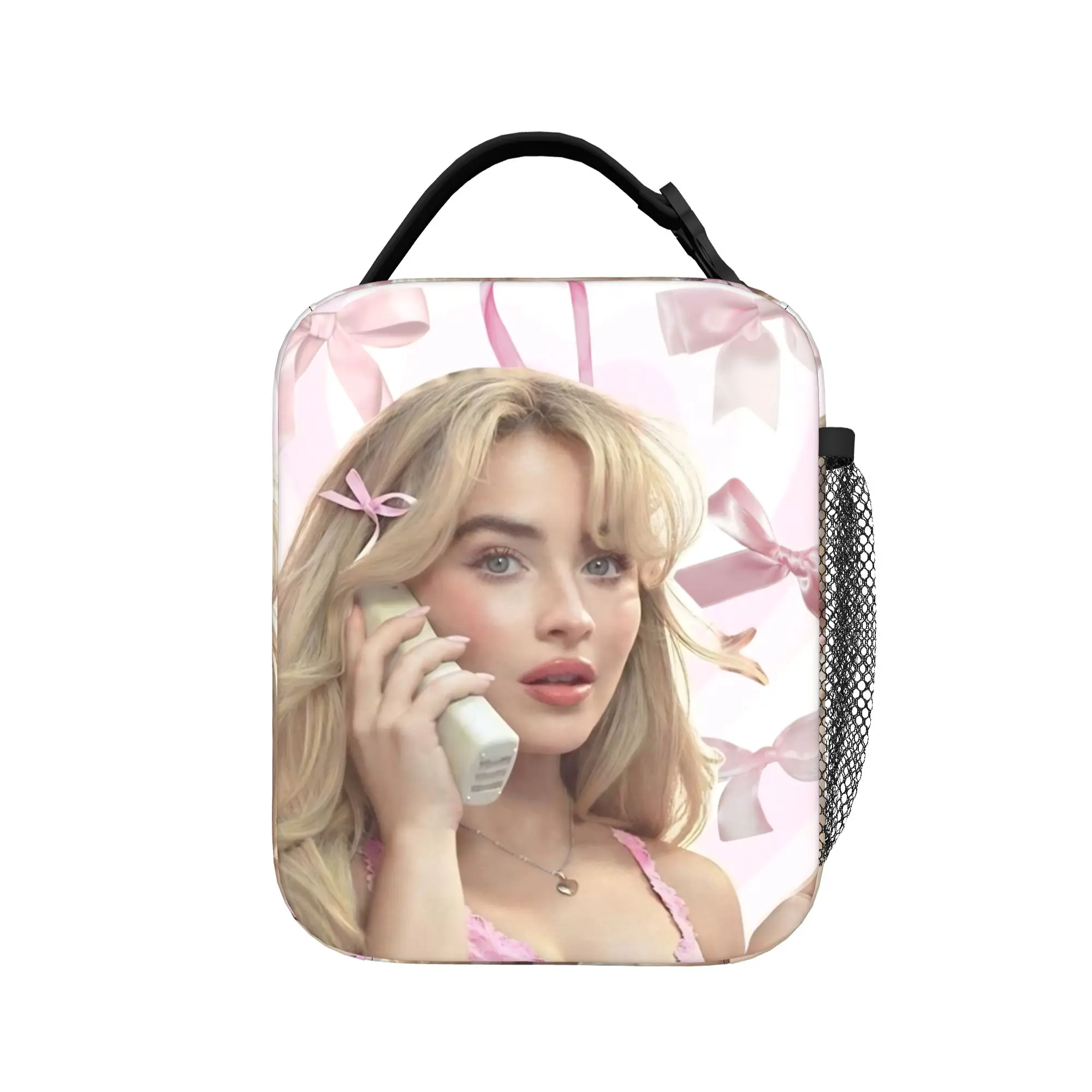 Sabrinas Carpenters Thermal Insulated Lunch Bag for Travel  Reusable Food Bag Thermal Cooler Lunch Boxes