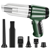 Satisfied 120W Cordless Air Blower Handheld Portable Air Duster Mini 9000Pa Wireless Car Vacuum Cleaner Cyclonic Suction Home