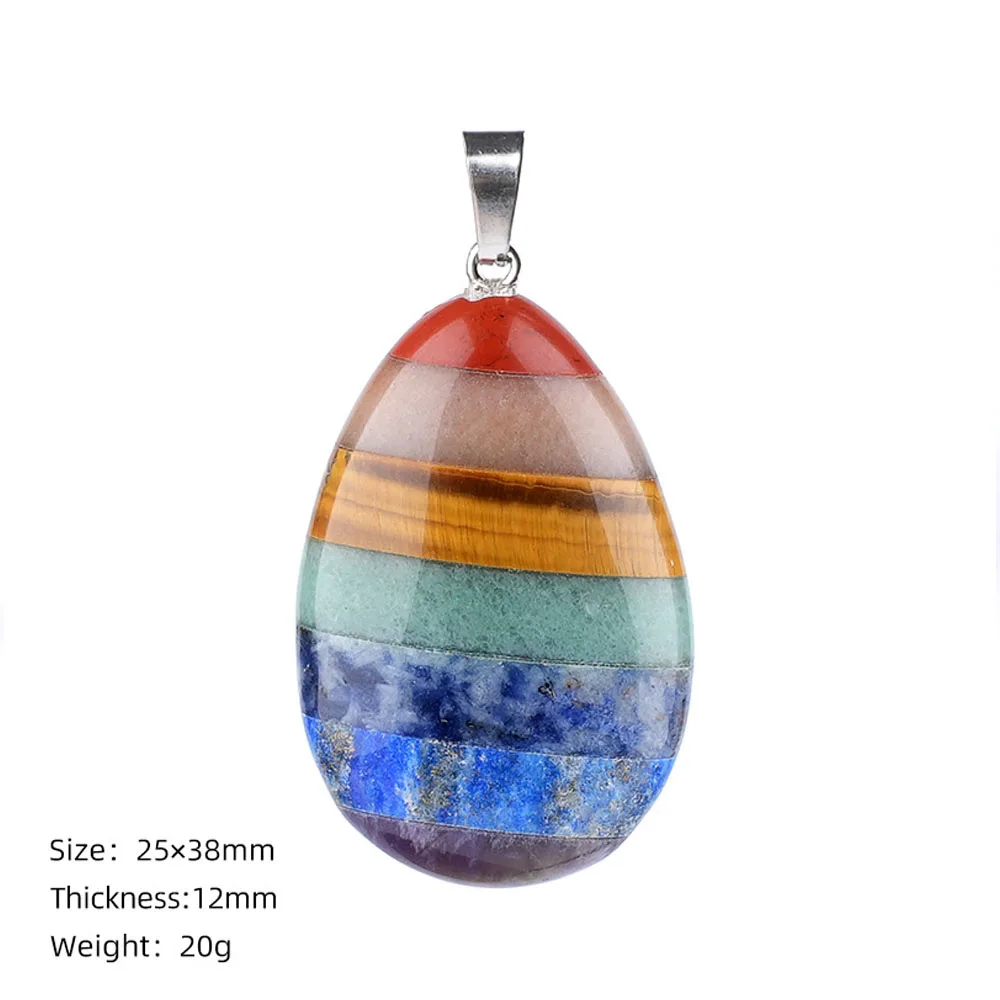 Rainbow Stone Crystal Pendant for DIY Jewellery Making