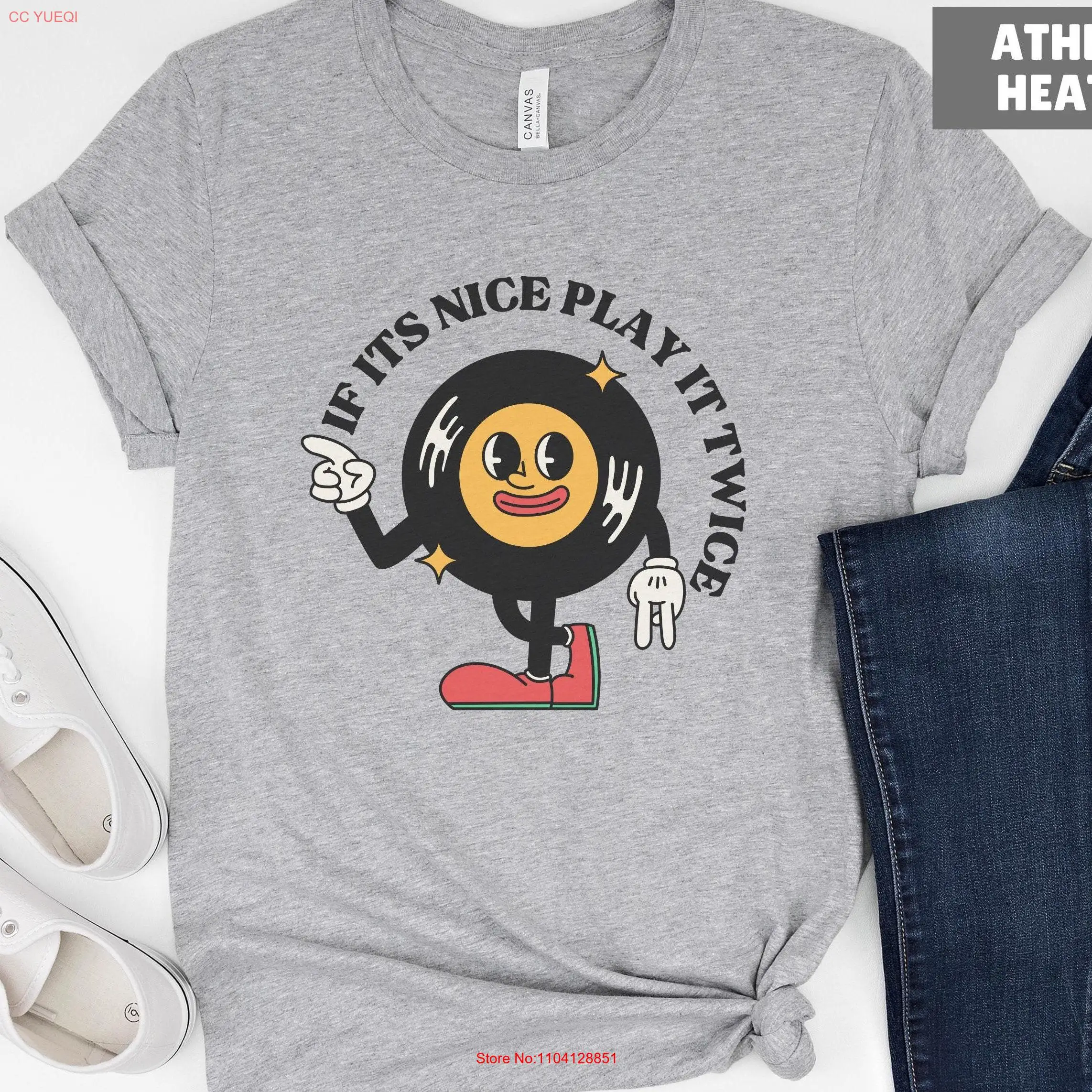 

Винтажная виниловая футболка «Если хорошие игры дважды», аудиофильские подарки, учитель музыкальной музыки, тысячелетие с длинными или короткими рукавами