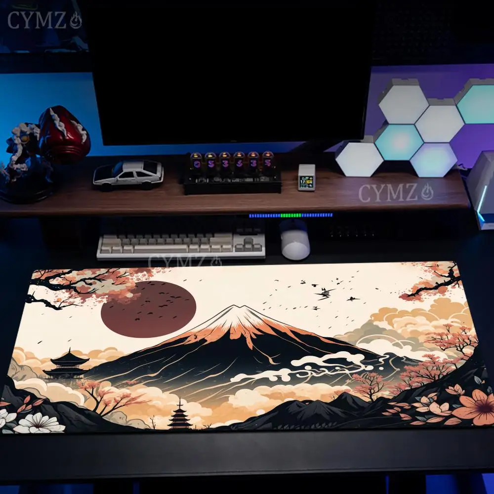 

Художественный эстетический пейзажный дизайн, большой коврик для мыши, игровой коврик, настольный коврик, офисный ковер, аксессуары для ПК, коврик для клавиатуры, коврики для мыши