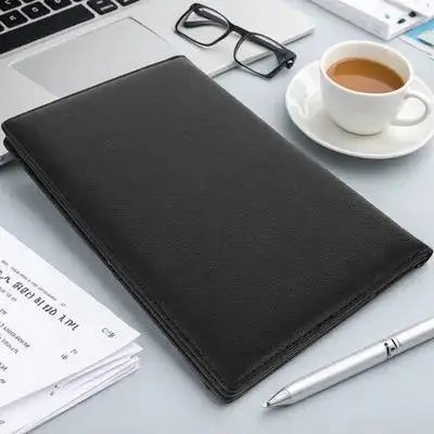 

High-End Restaurant Check Book Simple Elegant Menu Folder with Sturdy Inner Page Holder for Servers Cash Registers Menu Display