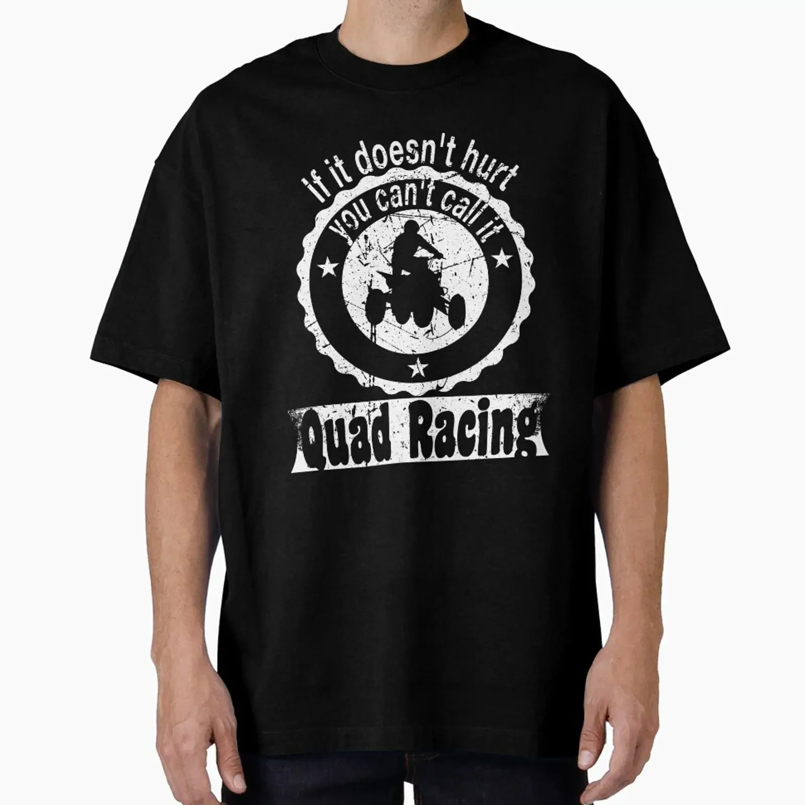 Atv Quad Rider Motorsport Offroad Idea designed and sold by maniac3000 vintage Washed designer clothes Slightly Stretched