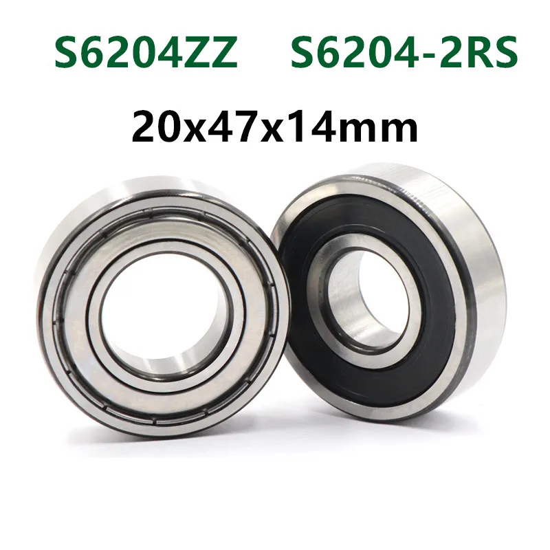 10pcs-s6204zz-s6204-2rs-stainless-steel-deep-groove-ball-bearing-20-47-14-mm-6204-s6204-2z-2rs-20x47x14mm-bearings