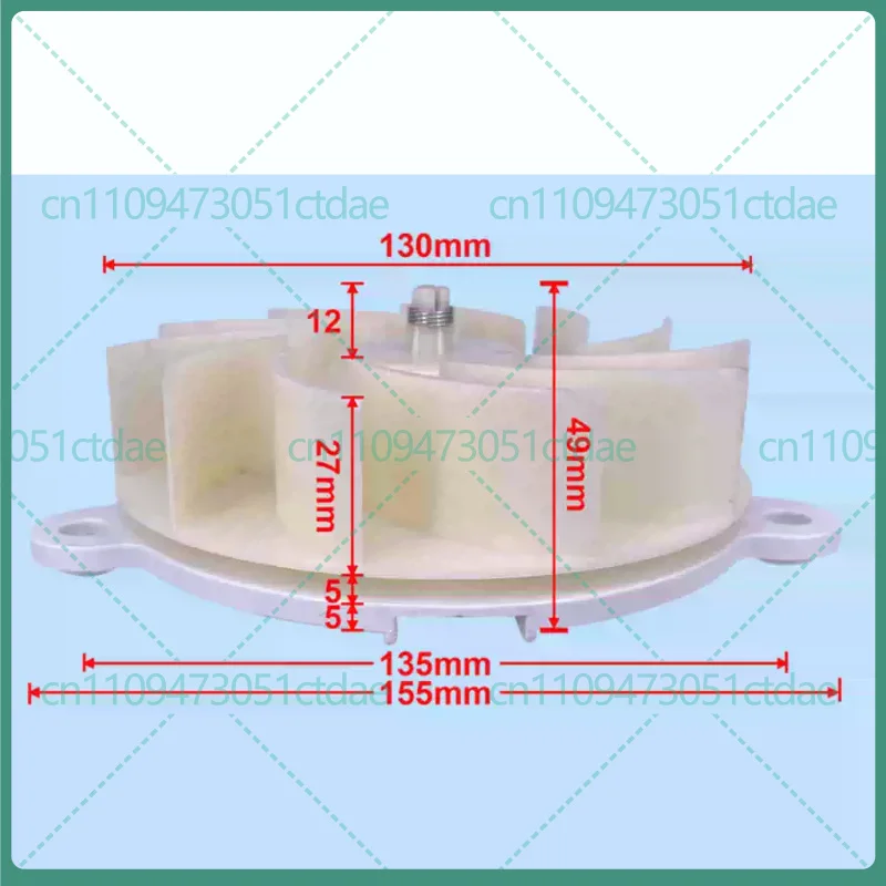 1-2pcs For Ronshen Fridge Fan Motor BLDC-38-8P Fit BCD-536WRS1HPC Refrigerator Cooling Fan Replacement Parts