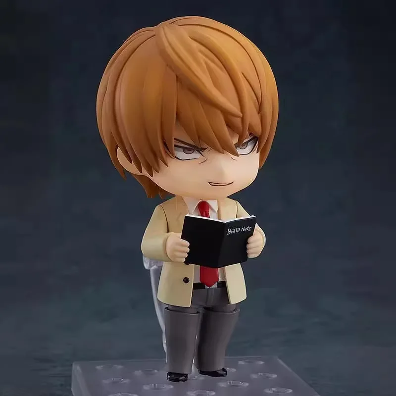 Anime DEATH NOTE Yagami Light Q-versione Mobilità articolare Action Figure Modello in PVC Statua bambola Giocattolo Decorazione da scrivania Collezione Regali