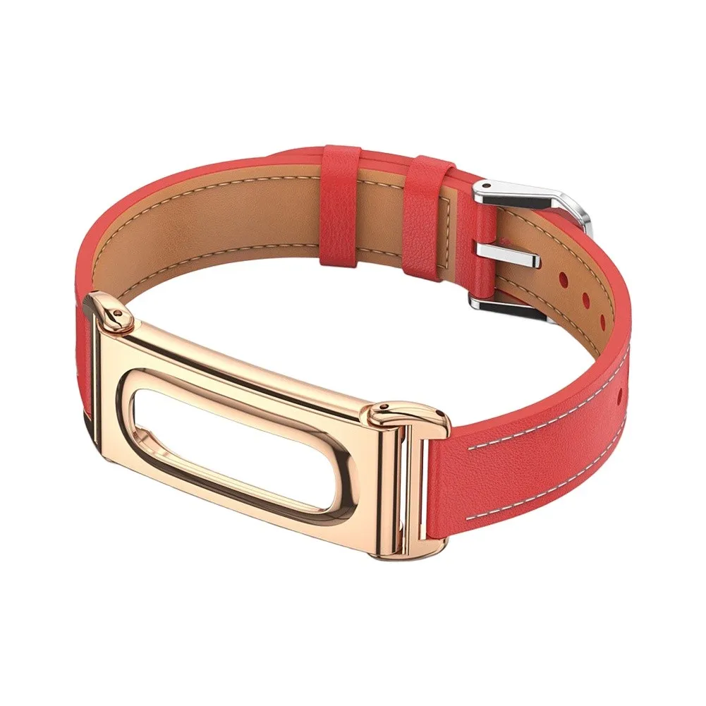 

For Fitbit Air Compatible Leather Watch Band with Classic Design Breathable Material and Adjustable Length for Men and Women