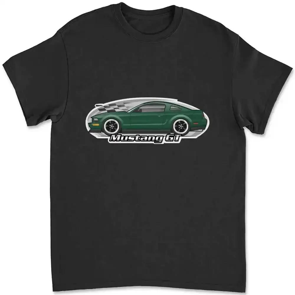 08 2008 09 2009 Mustang Gt Bullitt T-shirt WENE