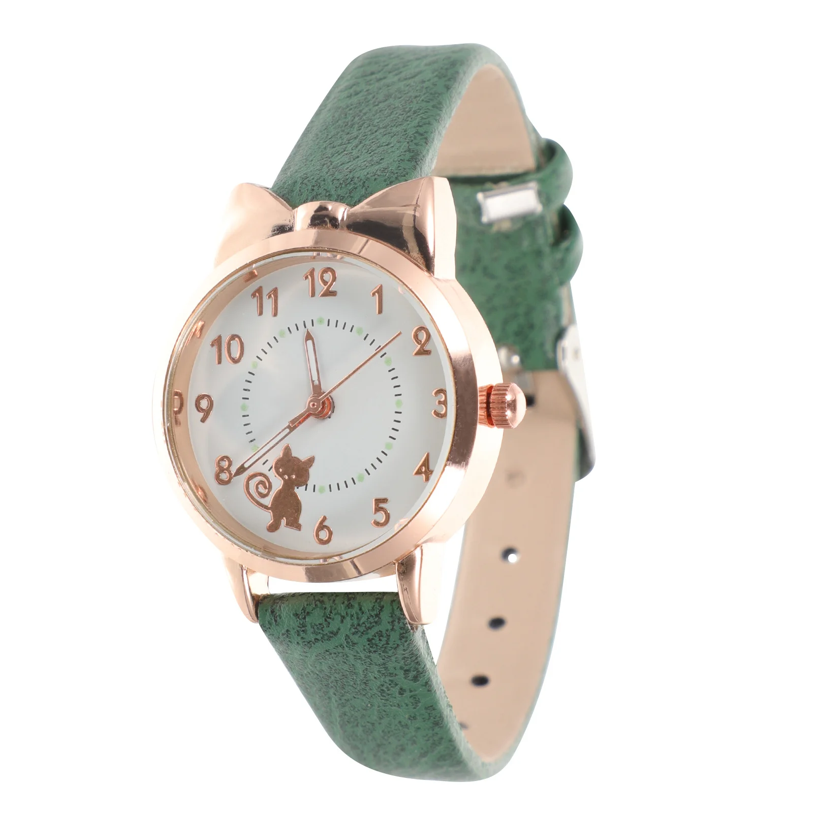 1 unidad de dibujos animados luminosos para reloj de pulsera, reloj de cuarzo, reloj de pulsera para estudiantes a la moda, banda duradera para reloj de pulsera